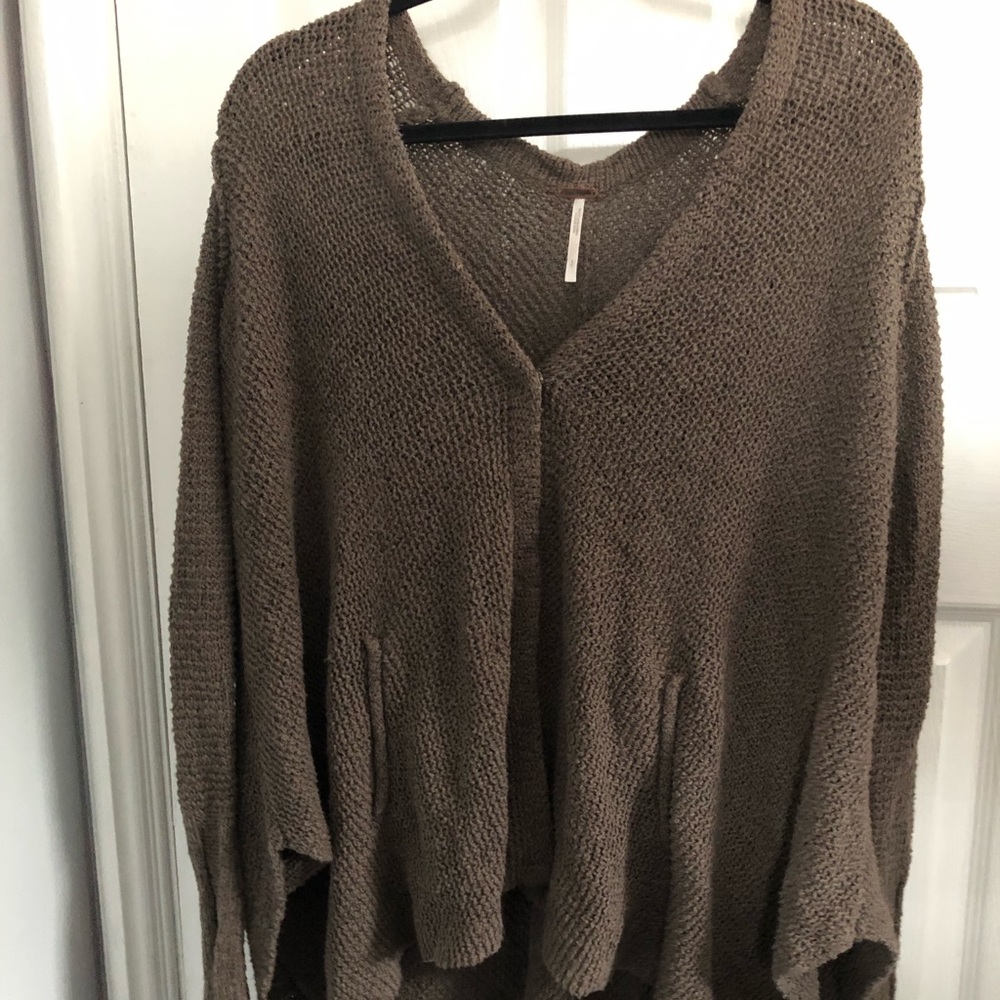 Free People Button Cardigan